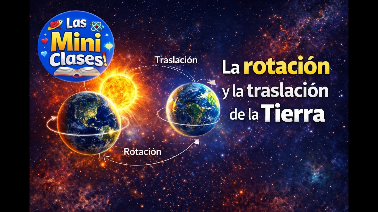 La rotación y la traslación de la Tierra | Explicación sencilla