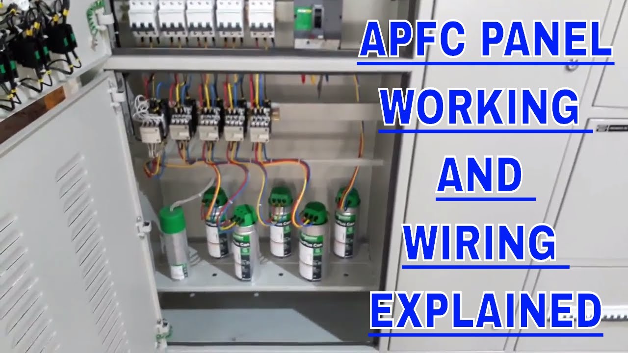 APFC Panel Wiring Explained in detail | How to do Wiring of Auto Power Factor Correction Panel