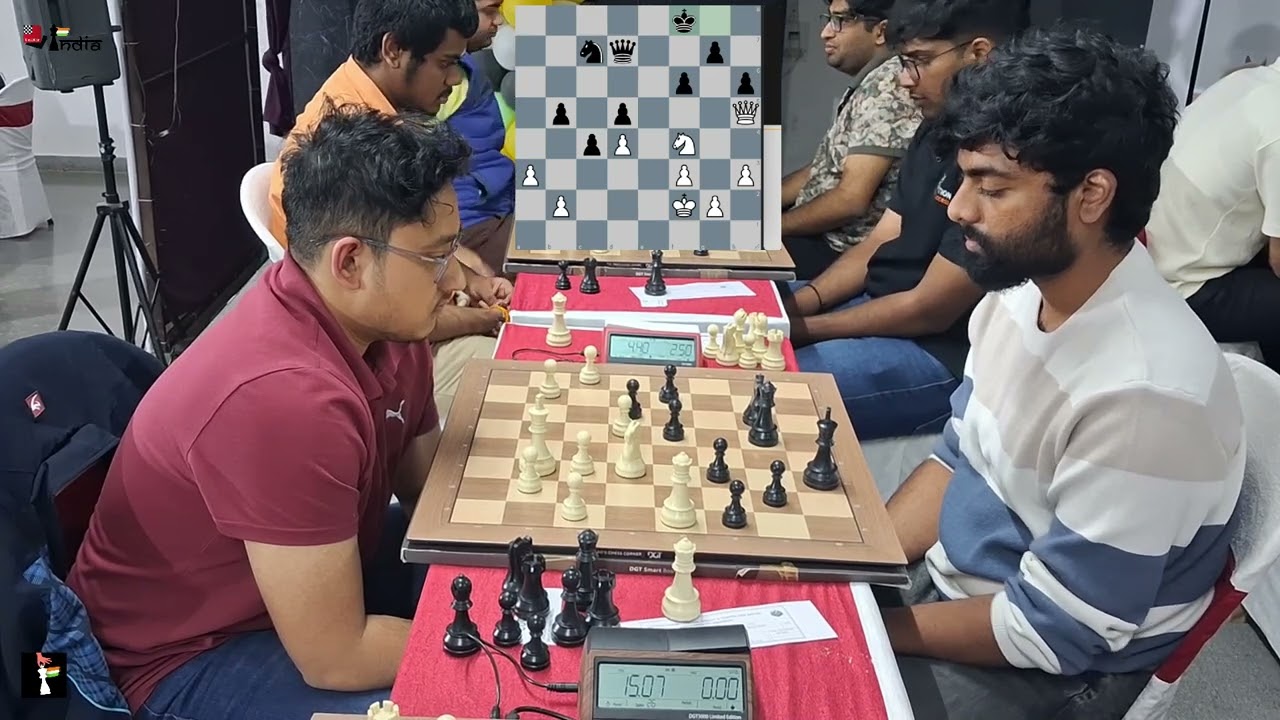 Subhayan Kundu vs Harikrishnan.A.Ra Crown Rapid FIDE Rating Chess Tournament