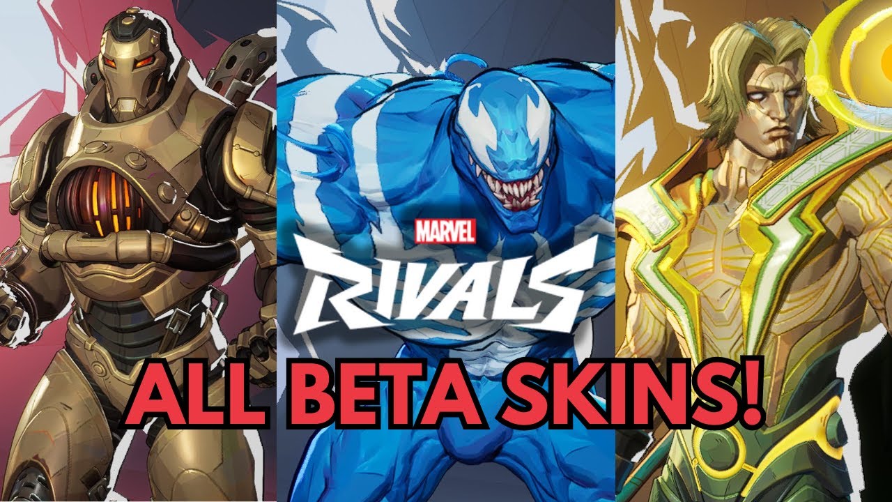 ALL CLOSED BETA SKINS | MARVEL RIVALS