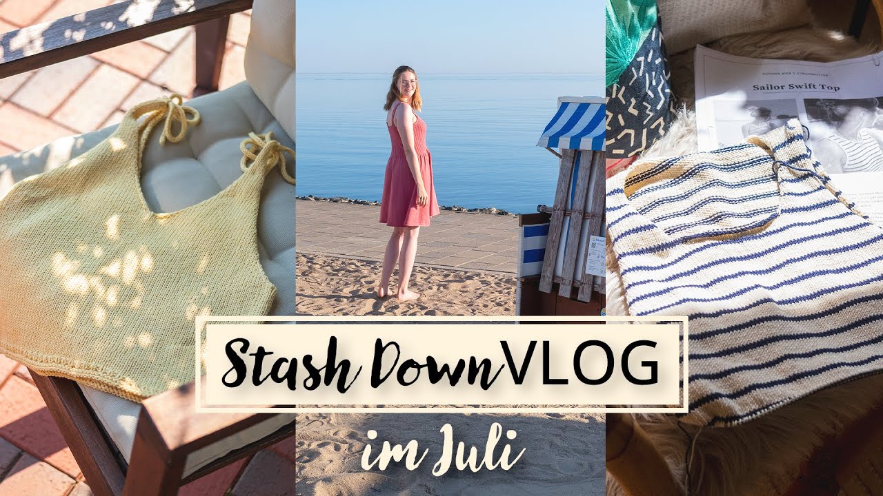 Stash-Abbau im Juli | Ziel: Unter 100 Knäuel kommen, schaffe ich es?🧶