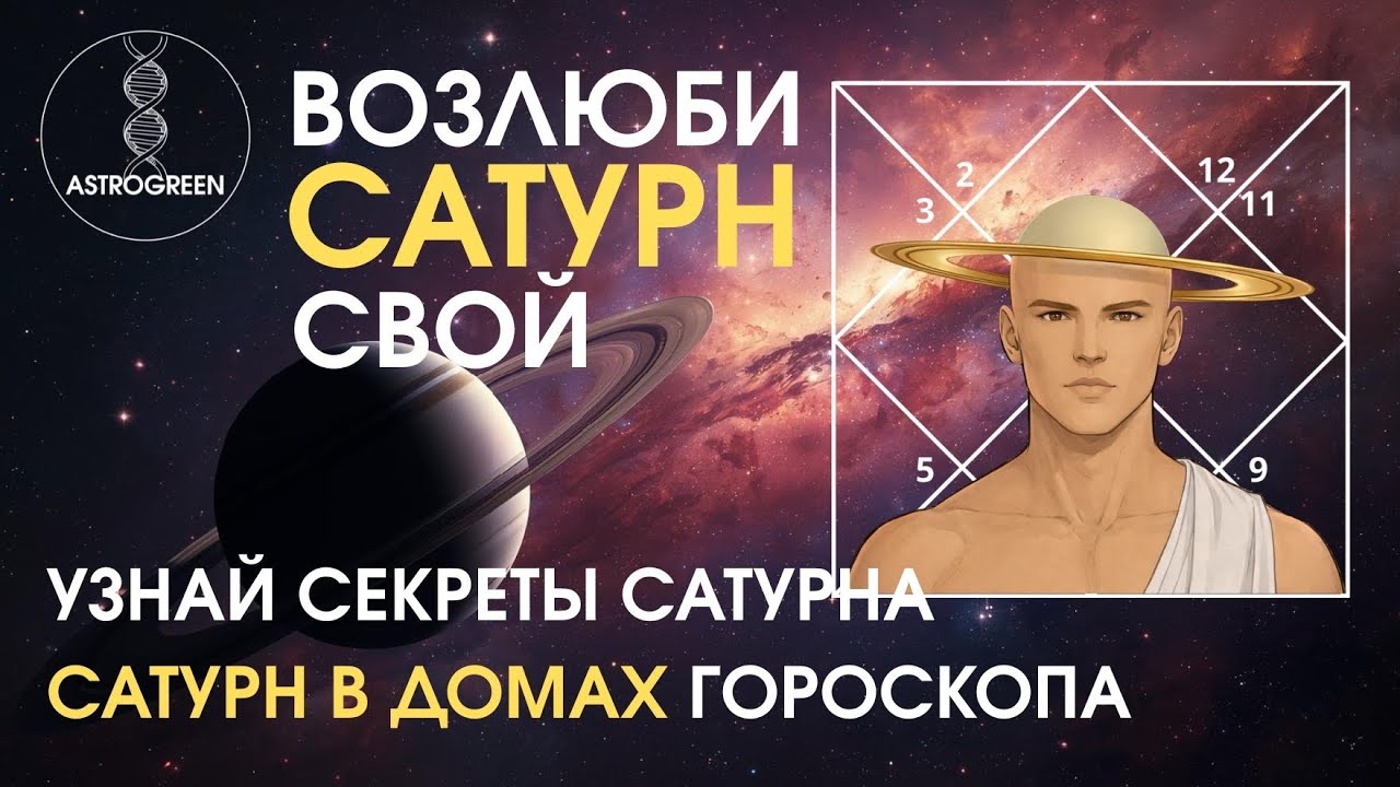Возлюби САТУРН свой. Узнай секреты Сатурна и его положение в домах гороскопа | Astrogreen 
