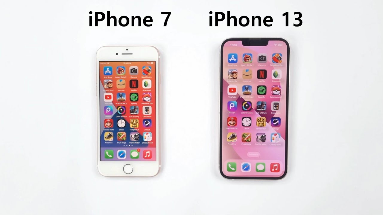 iPhone 7 vs iPhone 13 - Speed Test