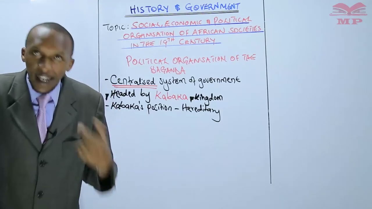 HISTORY FORM 2_SOCIAL,ECONOMIC AND POLITICAL ORGANIZATION OF AFRICAN SOCIETIES_Baganda_Political_L3