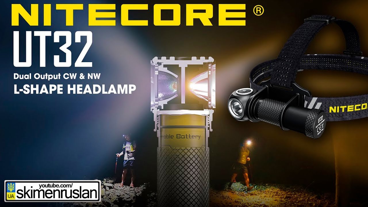 Налобник на двух диодах Nitecore UT32