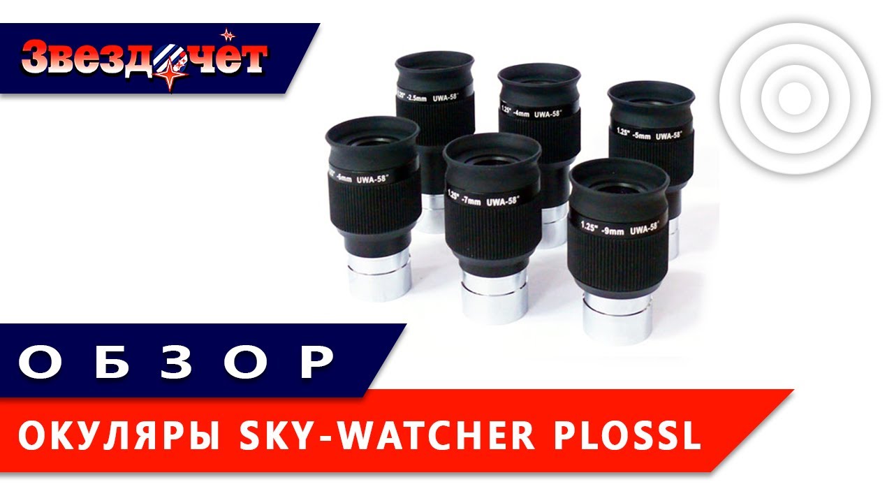 Окуляры Sky-Watcher Plossl ★ Обзор