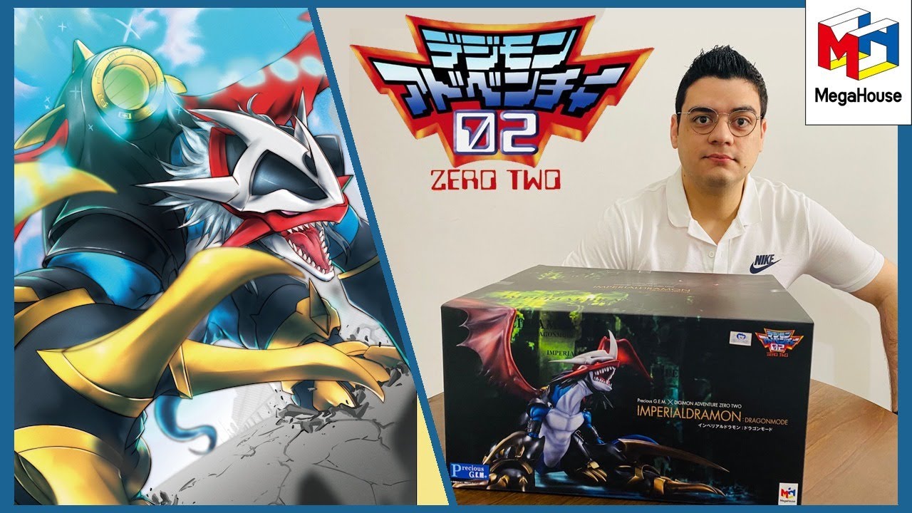 Unboxing Imperialdramon Dragon Mode - Megahouse Precious G.E.M. - Digimon Adventure 02 - #27