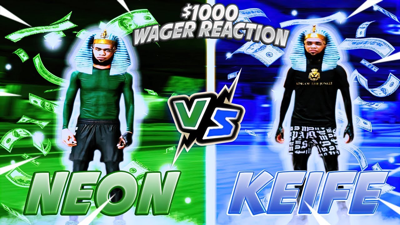 Keife Wagered Ronnie2k’s Son NEON For $1000 With THE WORST CENTER in NBA2K21 History 😱 | REACTION