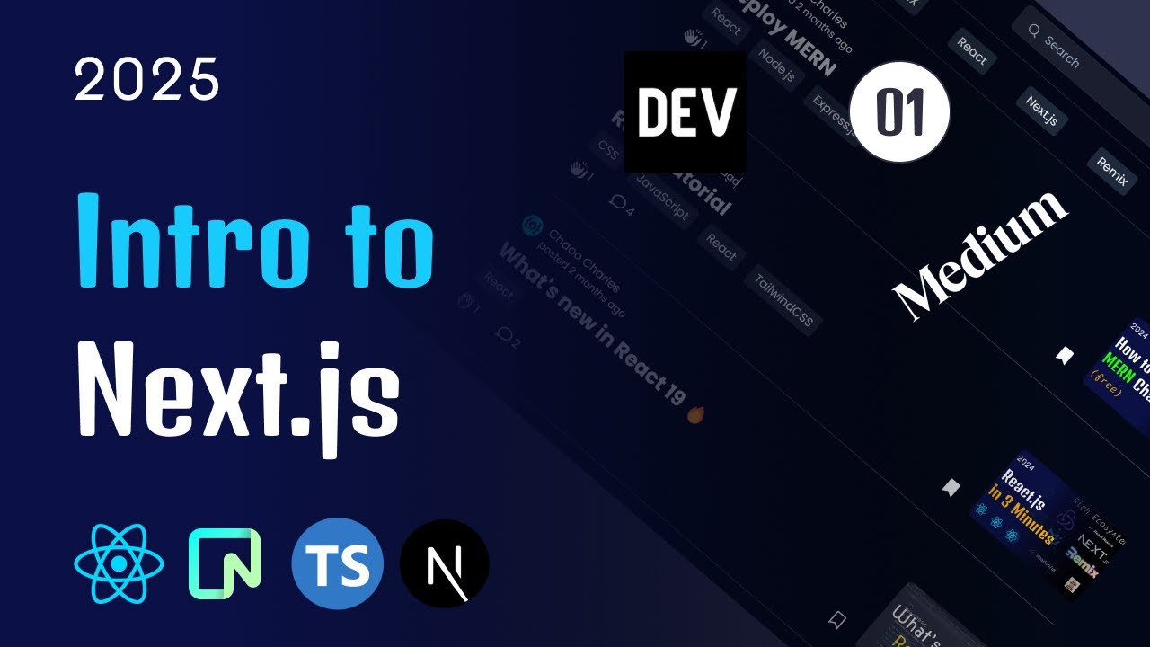 🌟 Next15 FullStack Blog Platform - 01 Intro to Next.js | React.js
