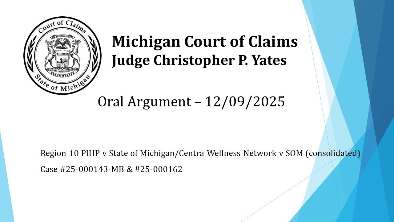 Court of Claims 25-000143-MB & 25-000162