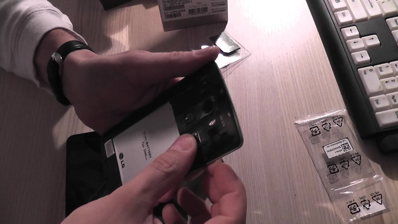 LG G3 unboxing (film 119)
