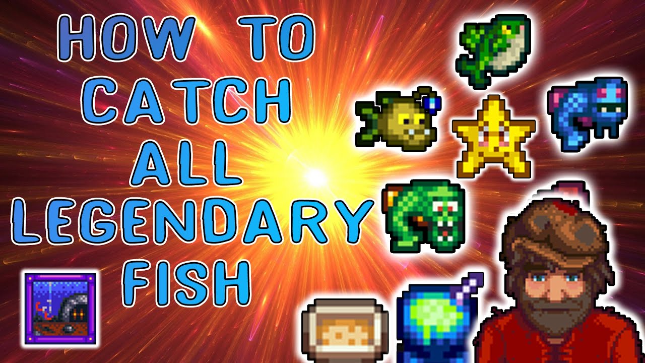 How to Catch ALL Legendary Fish in Stardew Valley - Stardew Beginners Guide
