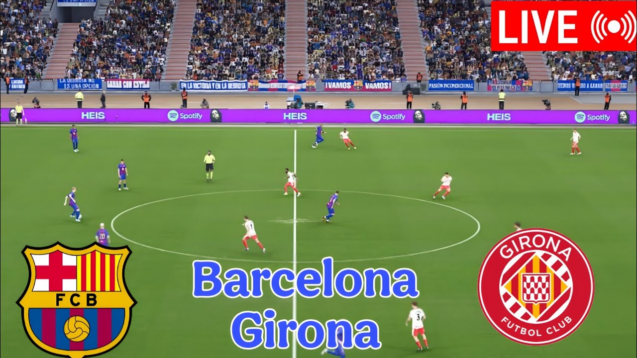 Жирона против Барселоны, Ла Лига 2026, полный матч &ndash; видео симуляция игрового процесса eFootball ...