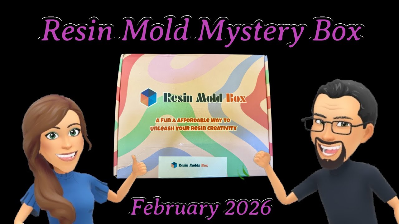 #1067 February Resin Mold Mystery Box | Full Reveal