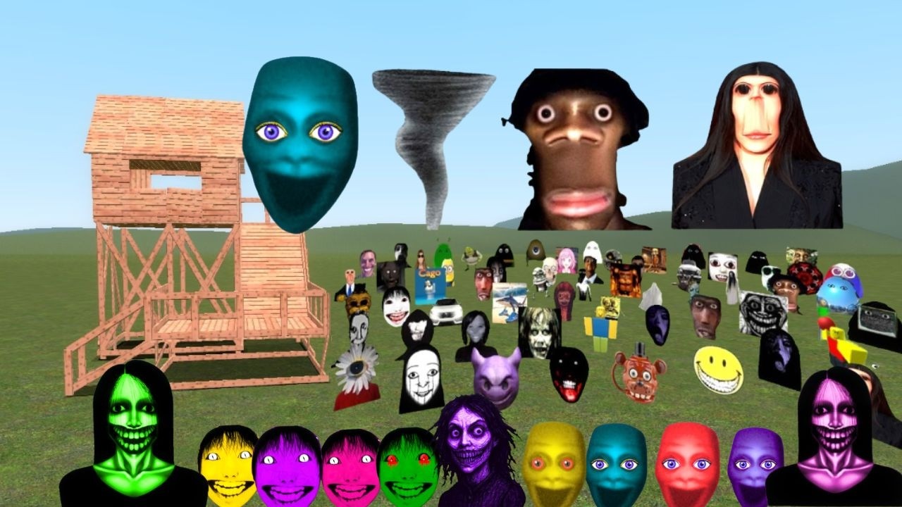 Too Much Nextbots Vs Towers in Garry's Mod