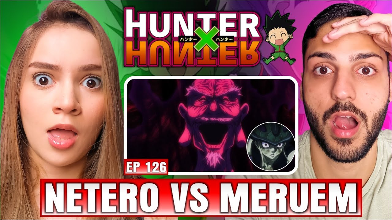 (OS DOIS MORRERAM? 😰) Profª de Geografia ASSISTE HUNTER X HUNTER (EPISÓDIO 126)｜REACT