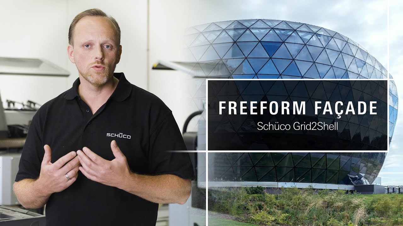 Schüco Grid2Shell – Fabrication benefits of the freeform façade | Schüco