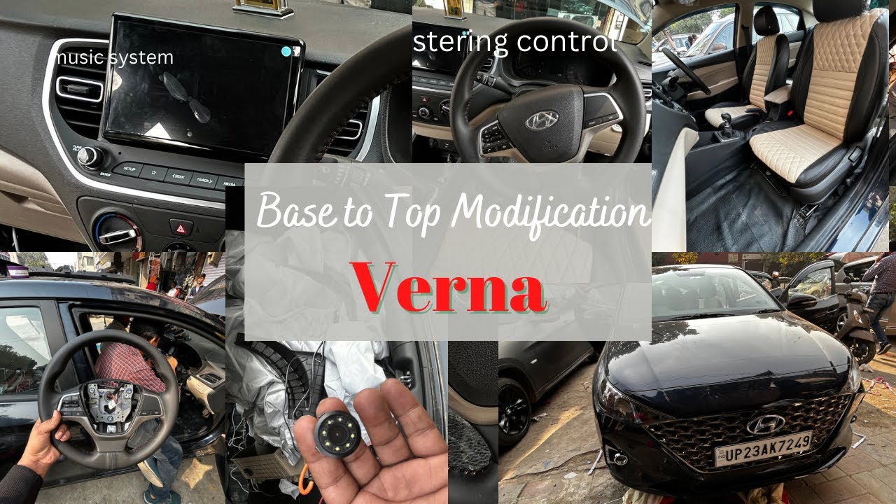 ♥️ Modified Verna ♥️ Hyundai Verna Modifications ♥️ 2022 Verna Modification Base to Top ♥️ Modified