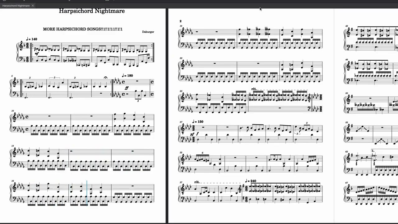 Harpsichord Nightmare - Daburger