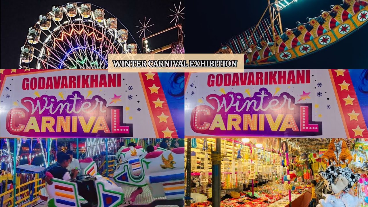Winter Carnival EXHIBITION🎡🎢| Full Vlog| 📍GDK|📍PEDDAPALLI |📍KNR| #exhibition #vlog #mela #fun#enjoy 
