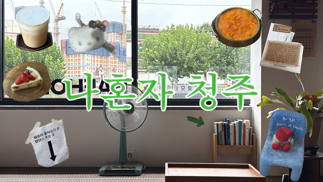 [vlog] 고난과 역경과 행복이 가득한 나혼자 청주 ♡₊˚ 🦢・₊ ♪ ✧  | 돈까스냉면 | 흥흥제과 | 김치짜글이 | 시옷기역삐읍 |  청주만두