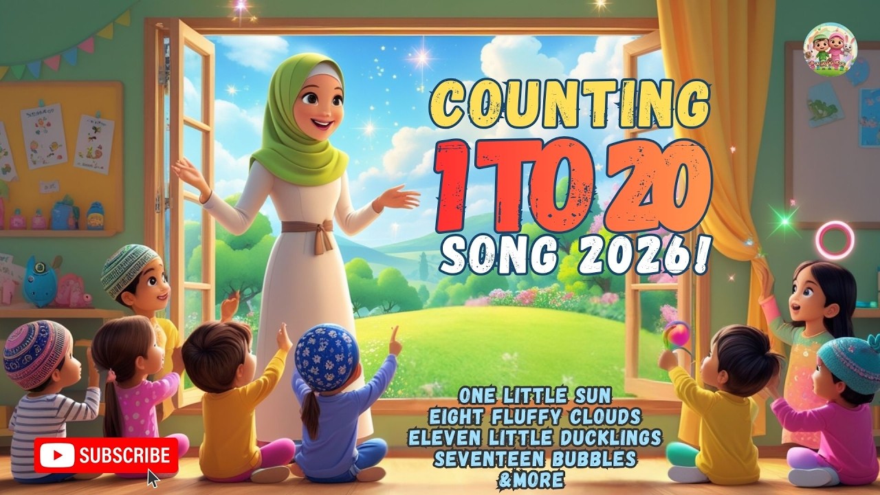 Counting 1 to 20 song! ✨ Allah made everything (kids Nasheed) | Muslim toddlers 2026!