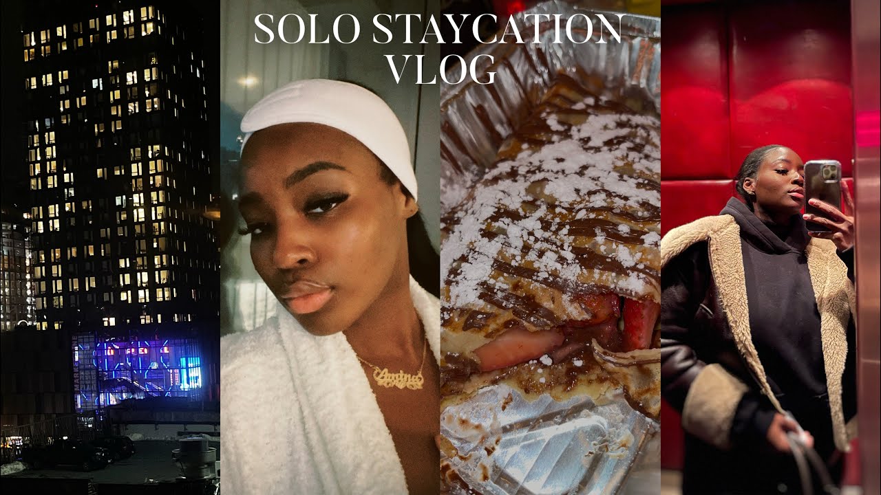 VLOG - NYC STAYCATION + SOLO DATE + STORYTIME | AMINACOCOA