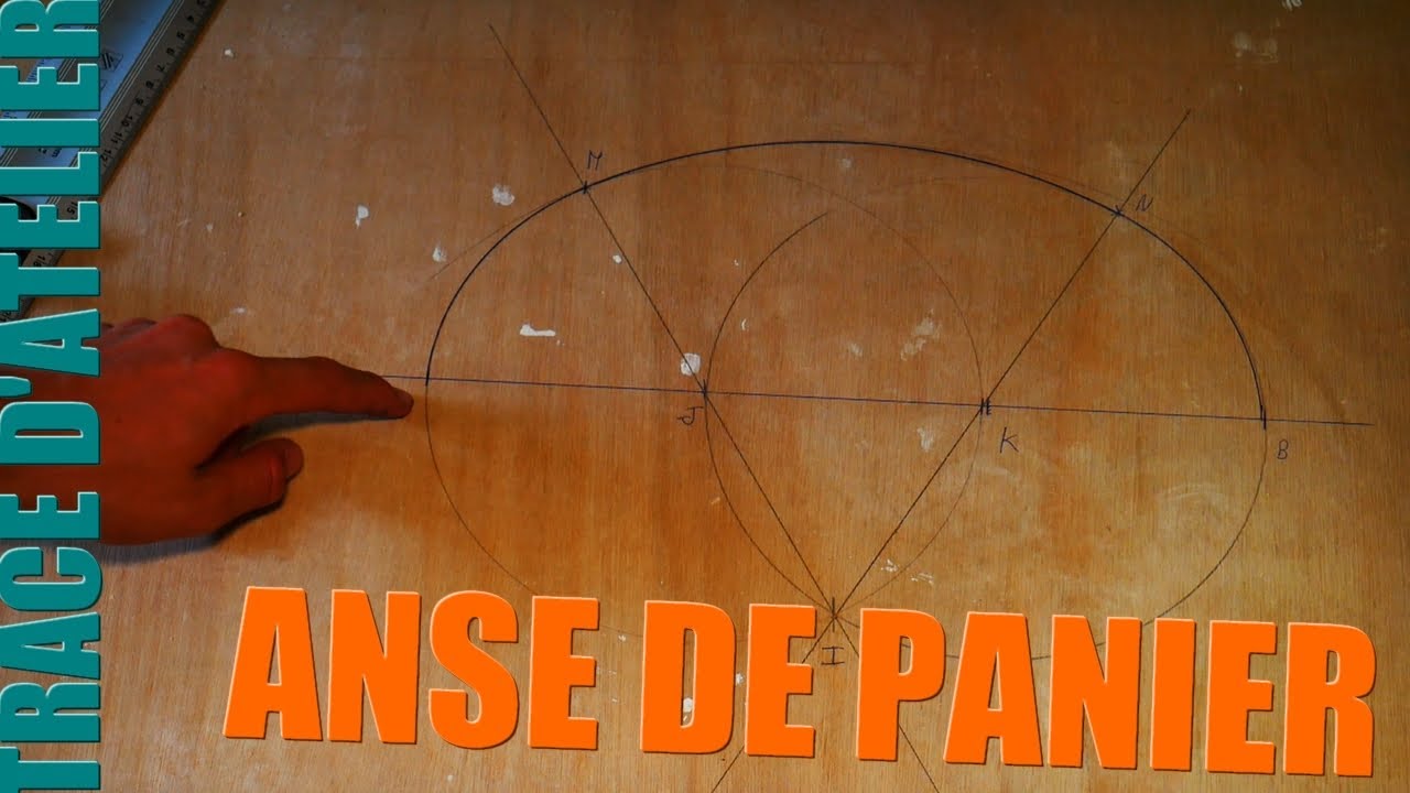 Tracé Une Anse De Panier  - Tracé D'Atelier