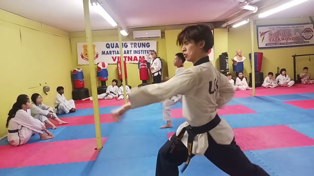 Today lesson basic sparring 