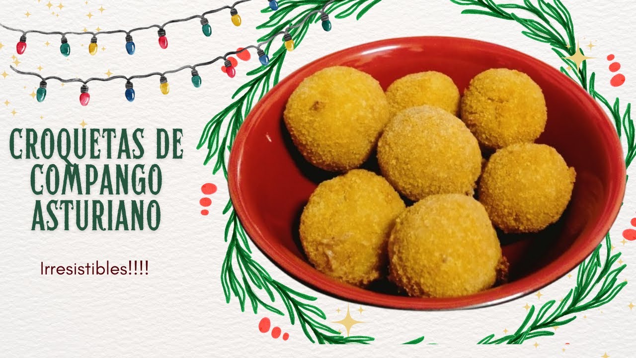 Croquetas de Compango asturiano. Maravilla pura!!