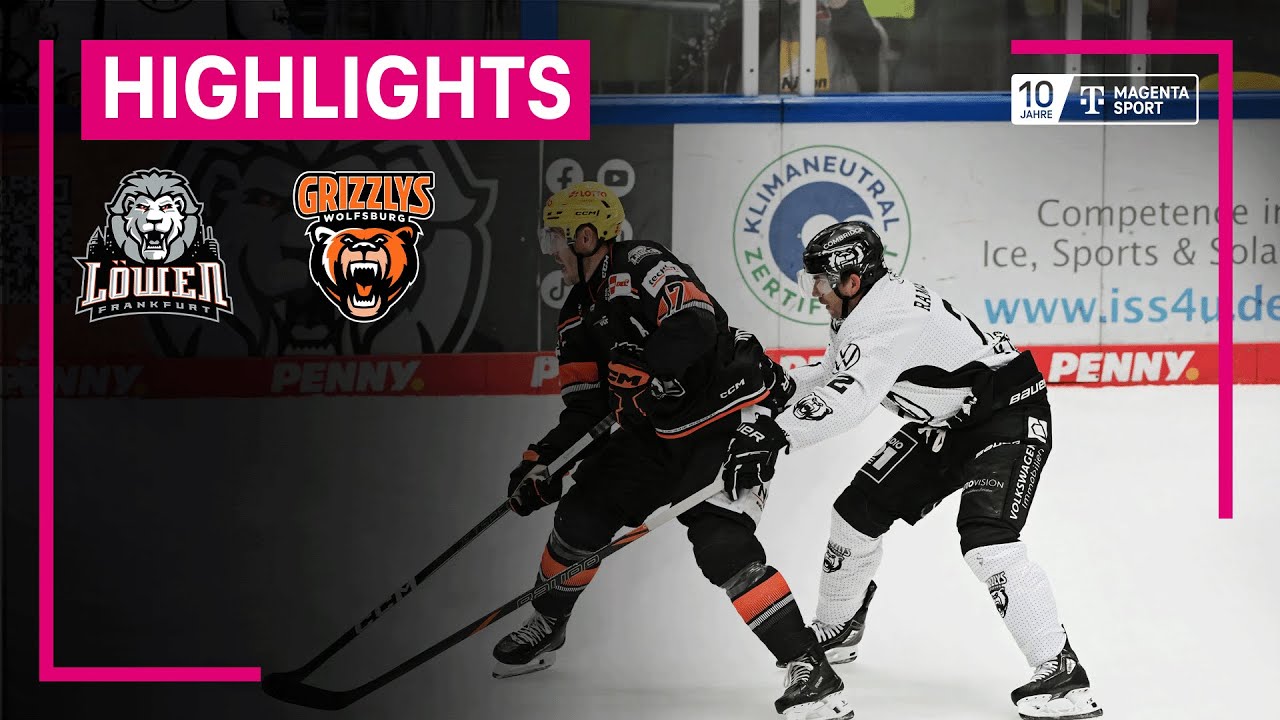 Löwen Frankfurt - Grizzlys Wolfsburg | PENNY DEL | MAGENTA SPORT