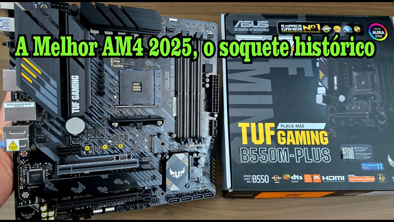 B550M-PLUS TUF GAMING, Vídeo completo, Unboxing+Review+Bios