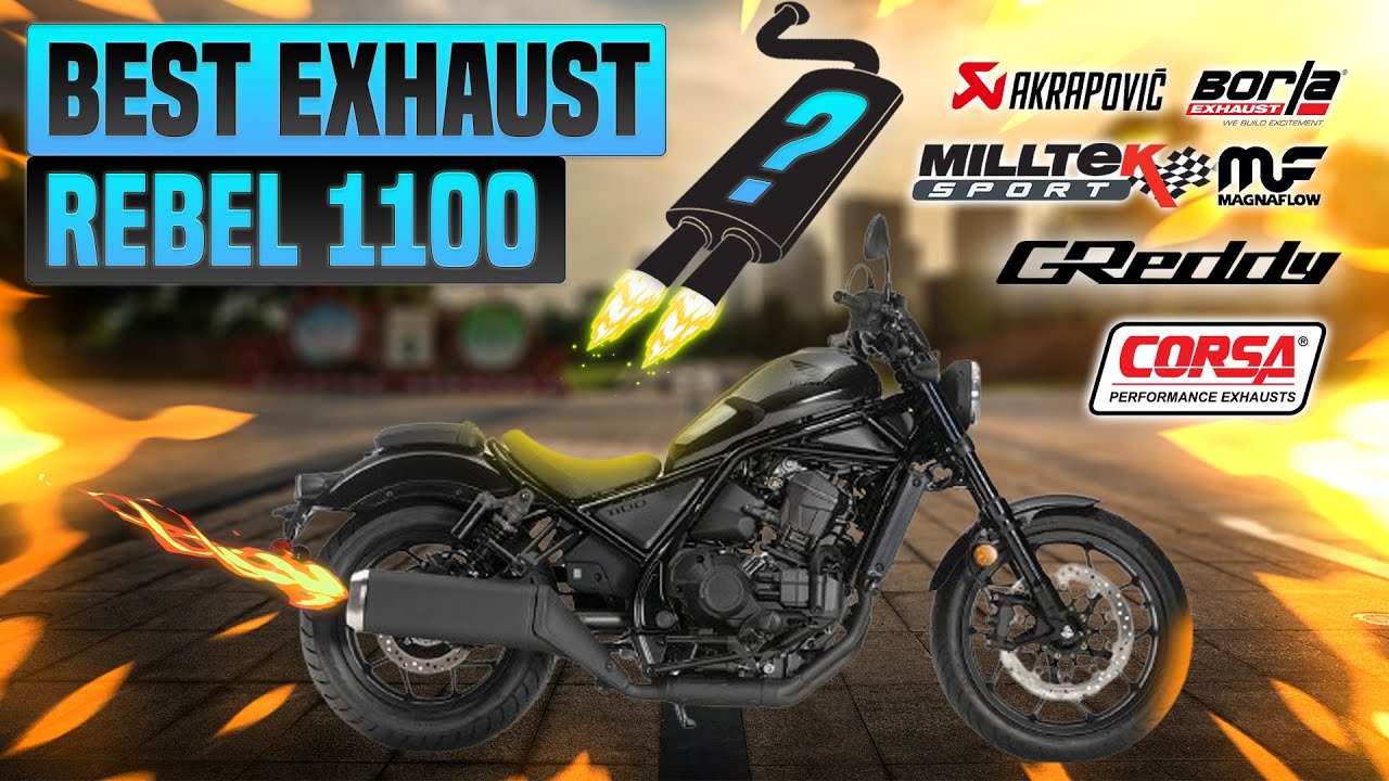 Honda Rebel 1100 Exhaust Sound🔥 Coffman's,Gemspeed,GPR,IXIL,Miller,Mistral,Moriwaki,TBR,Vance&Hines