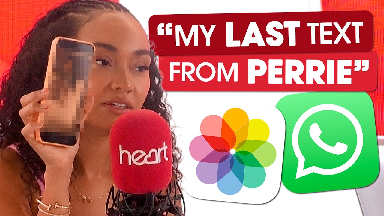 Leigh-Anne lets us dig through her phone for SECRETS