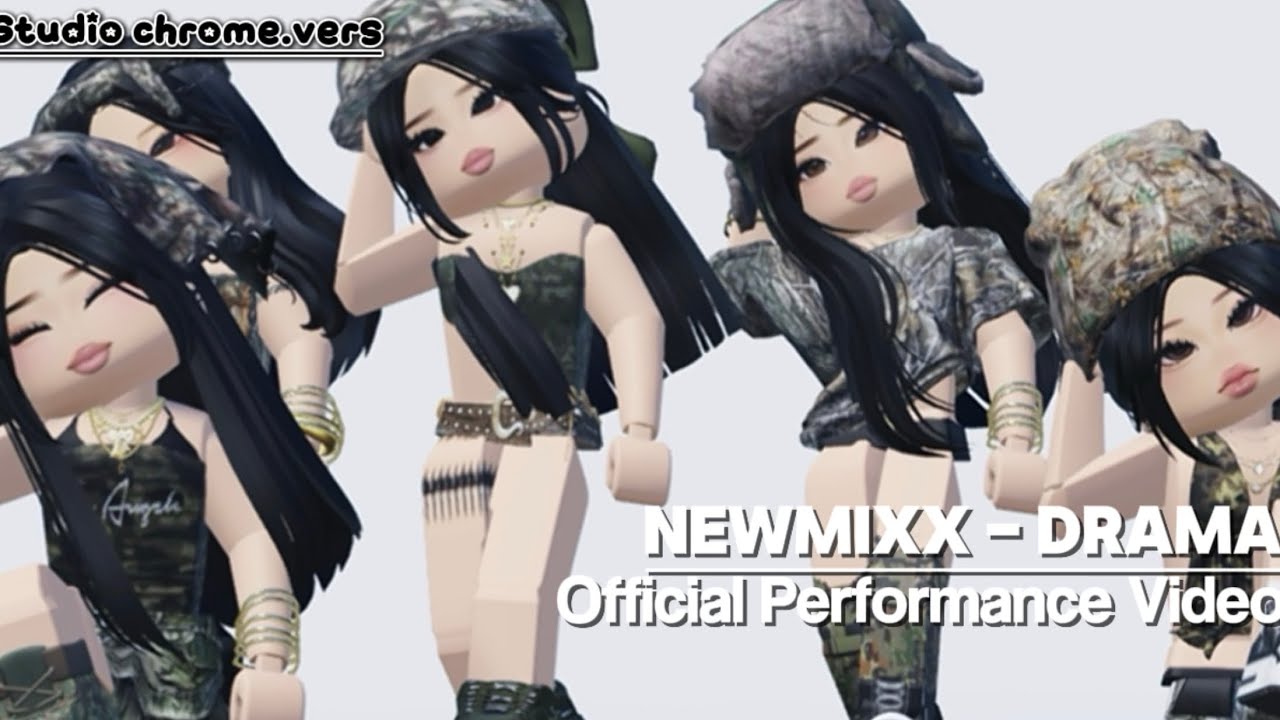 NEW MIXX - Drama (original: @aespa @SMTOWN) OFFICIAL PERFORMANCE ON STUDIO CHROME #roblox #fyp #2026