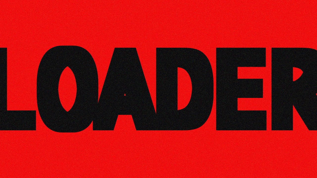 Brutalist Website Loading Animation