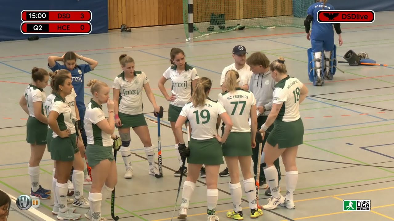 2. Hallenhockey Bundesliga Damen West DSD Düsseldorf vs. HC Essen 99 07.12.2024 Livestream