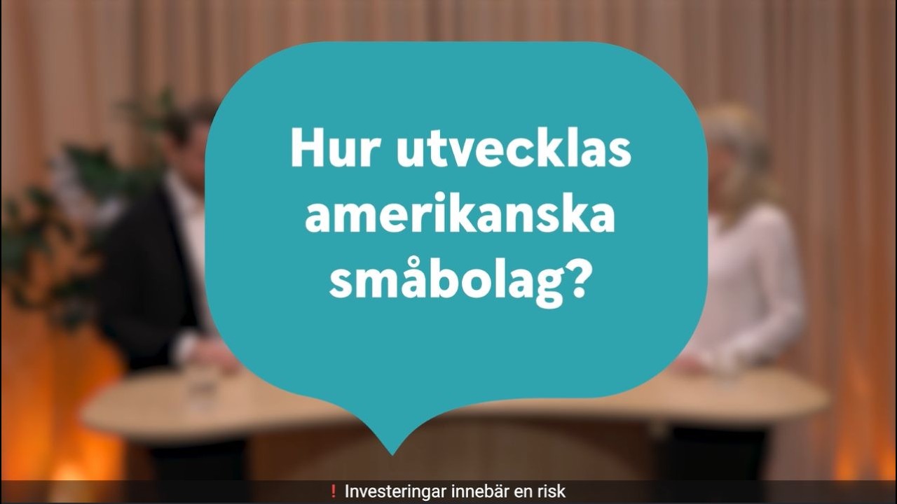 Hur utvecklas amerikanska sm&aring;bolag?