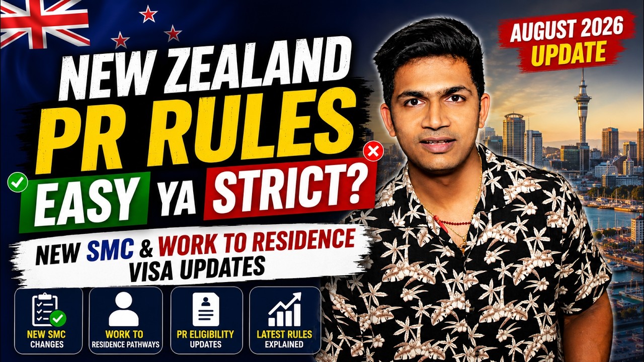 New Zealand PR Rules Easy Ya Strict? | New SMC & Work to Residence Visa Updates | BM Maniya