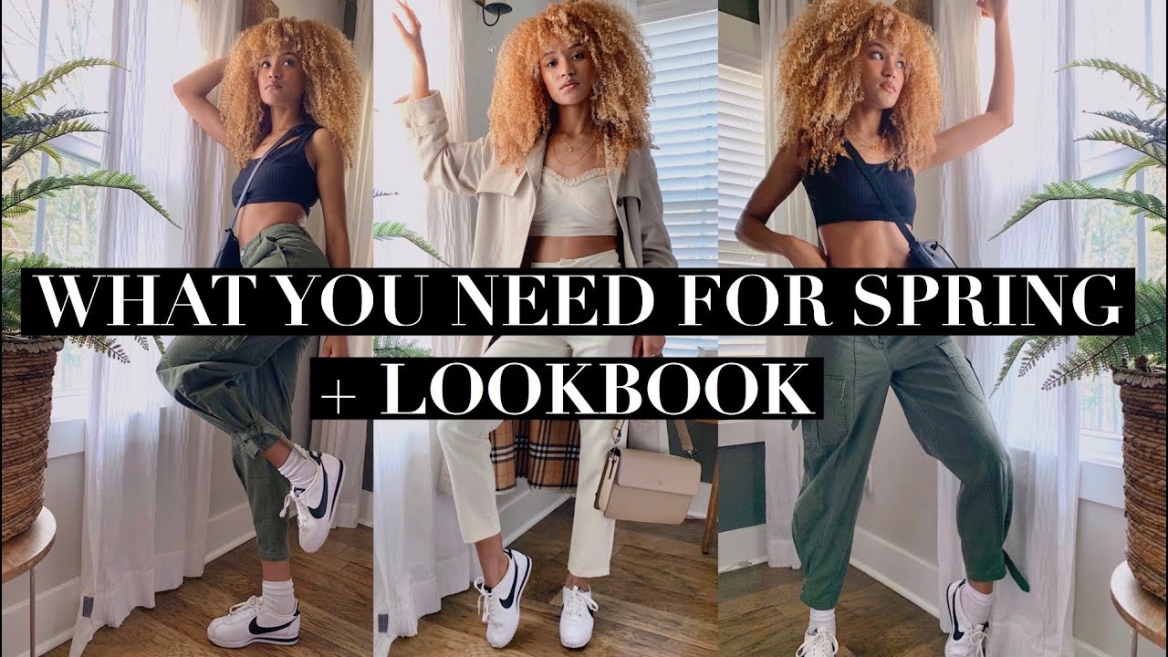 SPRING ESSENTIALS AND LOOKBOOK | WHAT YOU NEED FOR THE SPRING ft. Angela Roi Bag Review