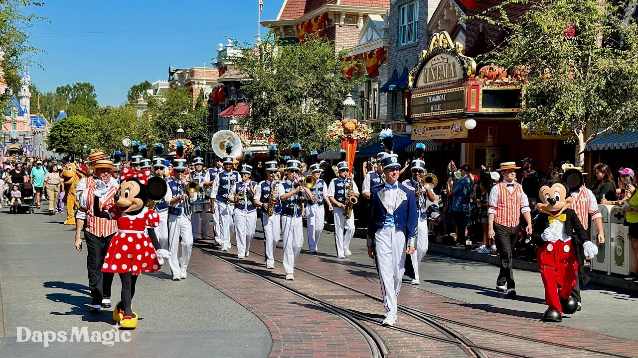 Main Street March Along at Disneyland | October 15, 2023 4K