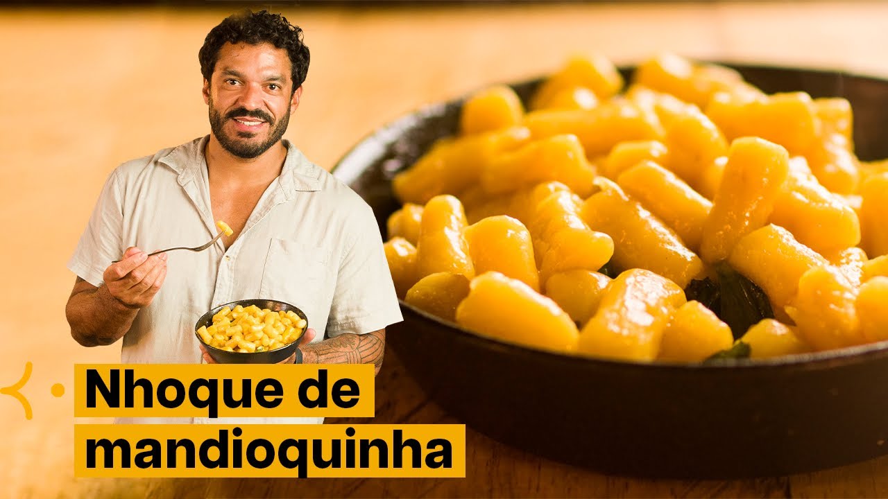NHOQUE DE MANDIOQUINHA, fácil de fazer! SEM TRIGO!