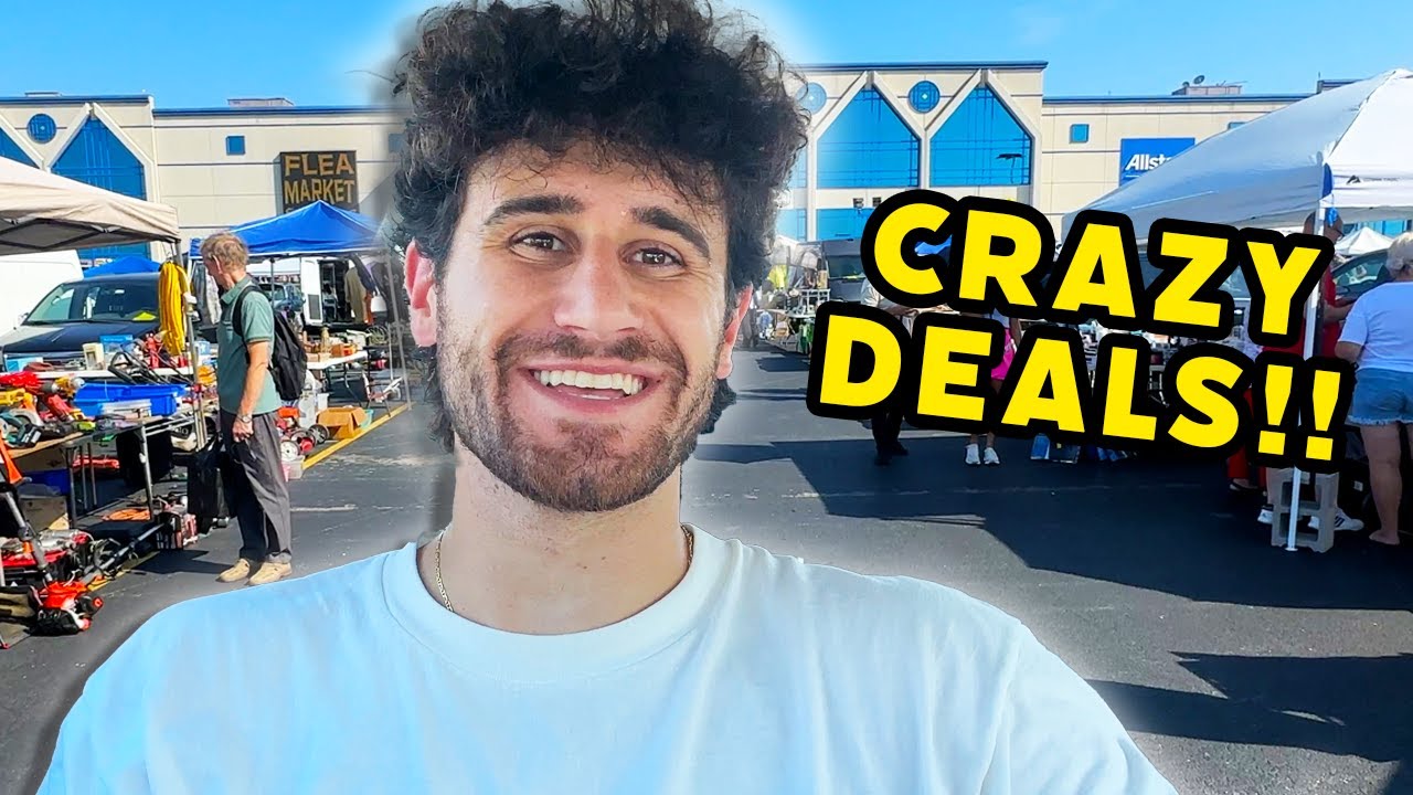 Getting Vintage Clothes for the LOW at the Flea Market Today!!