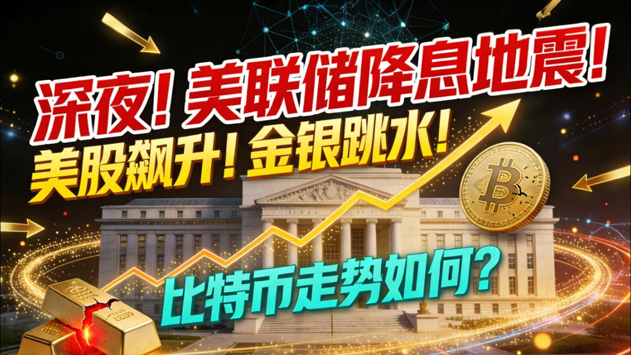 深夜！美联储降息大消息，黄金白银一度吓到跳水，美股直线拉升，降息无望？加密货币要进一步下跌了吗？