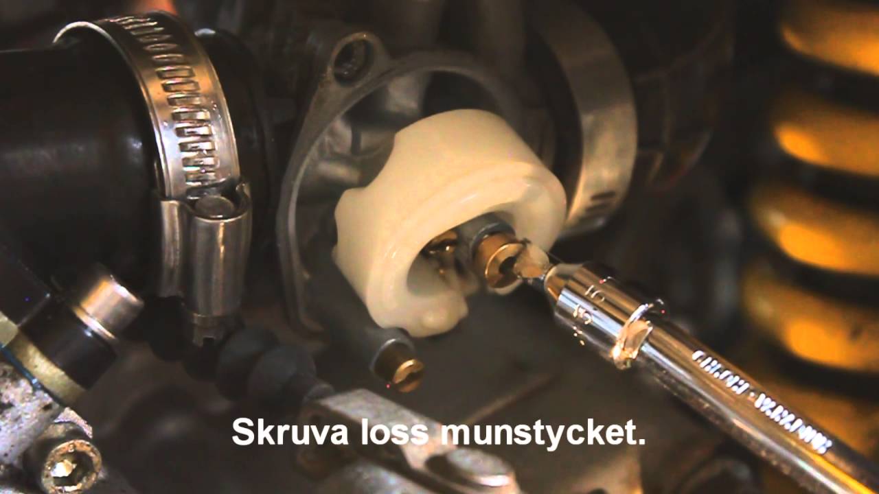 Hur man byter munstycke på moped