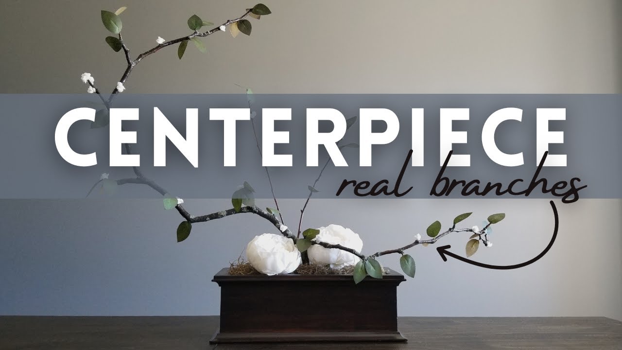 How to Make Faux Leaves Look Realistic and Using Real Branches to Create a Stunning Centerpiece
