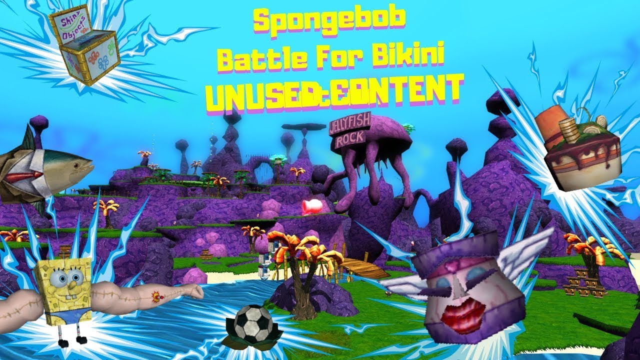 Spongebob Battle For Bikini Bottom Unused content from Beta