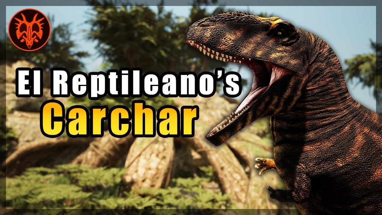 Демонстрация мода Reptileanos Carcharodontosaurus! | Path of Titans