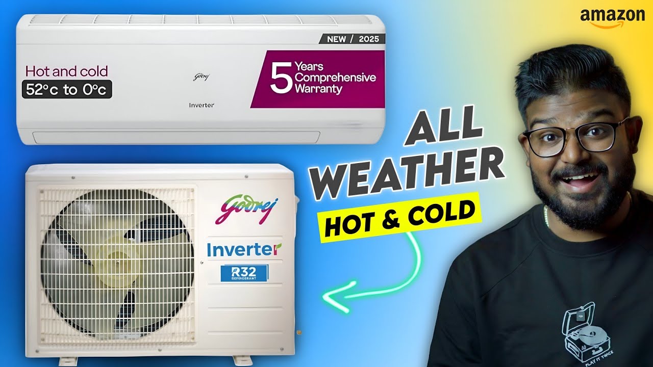 All Weather AC🔥Top  5 Best 1.5 Ton Hot & Cold Inverter Split AC Under ₹50000 | Best Hot & Cold AC