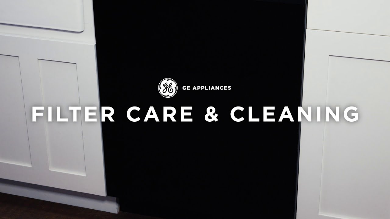 GE Appliances Dishwasher Filter Cleaning Instructions